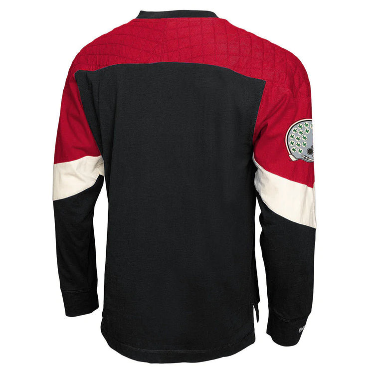 Ohio State Buckeyes Heavy Raglan Long Sleeve T-Shirt