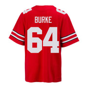 Ohio State Buckeyes Nike #64 Quinton Burke Student Athlete Scarlet Football Jersey