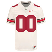 Adult Ohio State Buckeyes Personalized White Game Jersey