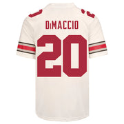 Ohio State Buckeyes Nike #20 Dominic DiMaccio Student Athlete White Football Jersey