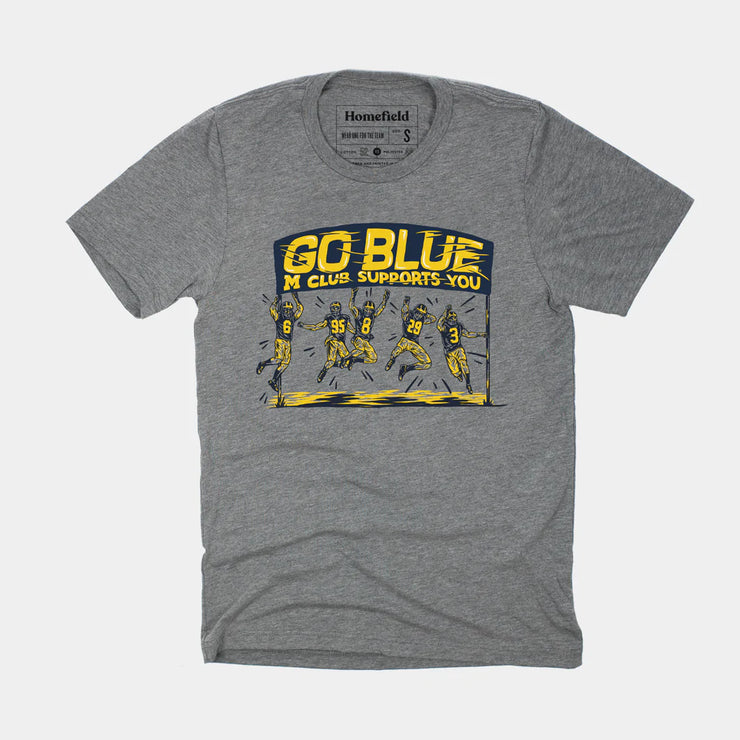 Michigan Football M Club Banner Tee