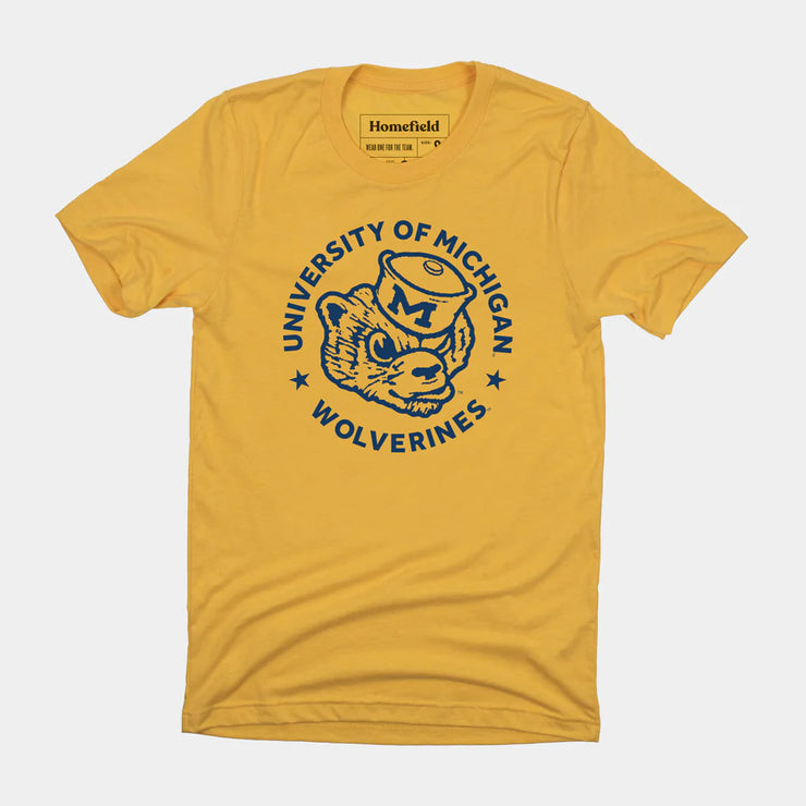 Vintage Maize Michigan Wolverine Tee