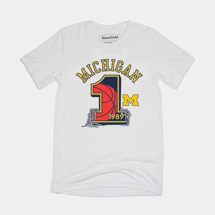 1989 Michigan Basketball Champs Tee