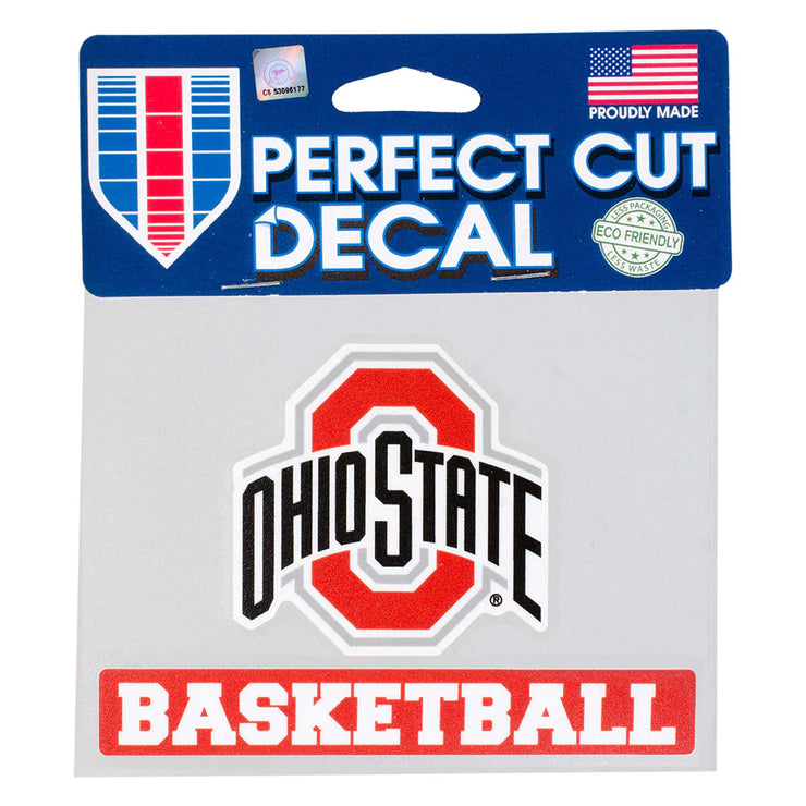 Ohio State Basketball 4" x 5" Decal