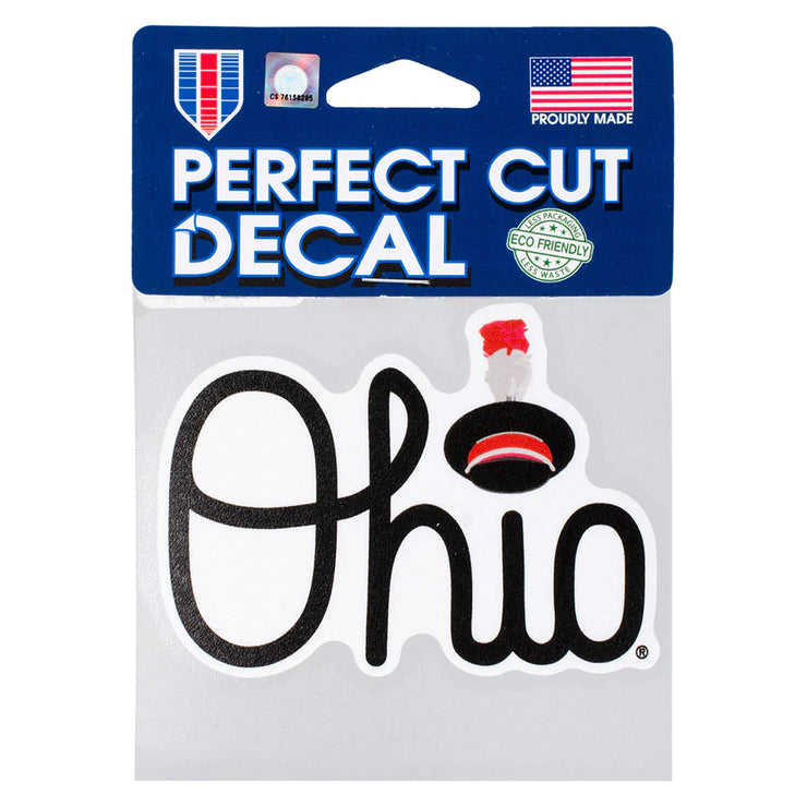 Ohio State 4" x 4" Die Cut Decal