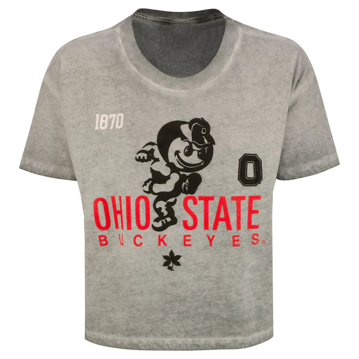 Ladies Ohio State Buckeyes Lunar Wash T-Shirt