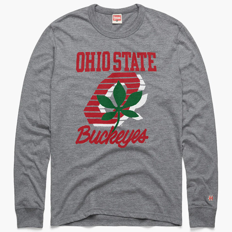Ohio State Buckeye Leaf Long Sleeve T-Shirt