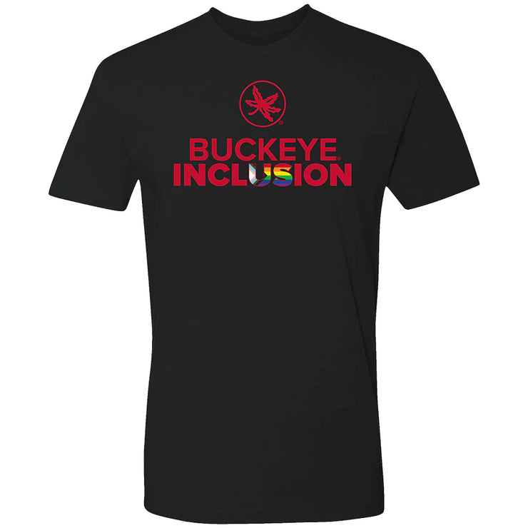 Ohio State Buckeyes Inclusion Pride Black T-Shirt