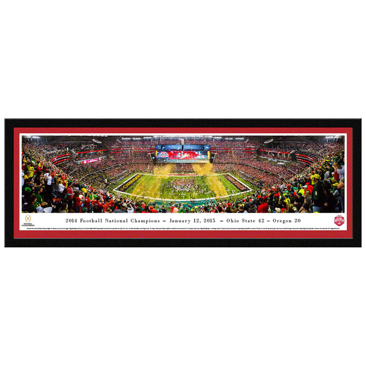 Ohio State 2014 Football National Champions Select Framed Panorama