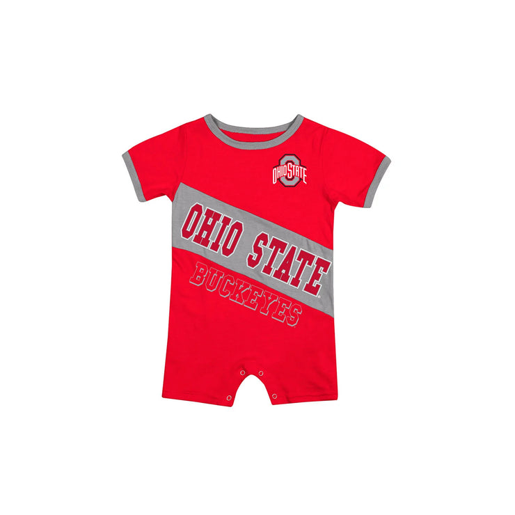 Infant Ohio State Buckeyes Short Sleeve Teddy