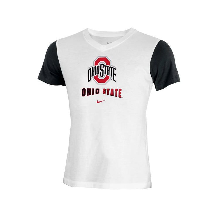 Girls Ohio State Buckeyes Colorblock T-Shirt