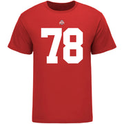 Ohio State Buckeyes Jakob James #78 Student Athlete T-Shirt