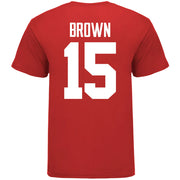 Ohio State Buckeyes #15 Devin Brown Student Athlete Football T-Shirt