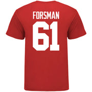 Ohio State Buckeyes #61 Jack Forsman Student Athlete Football T-Shirt