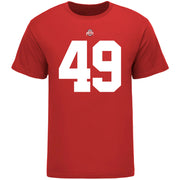 Ohio State Buckeyes #49 Patrick Gurd Student Athlete Football T-Shirt