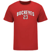 Ohio State Buckeyes Men's Hockey Student Athlete #23 Davis Burnside T-Shirt