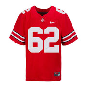 Ohio State Buckeyes Nike #62 Bryce Prater Student Athlete Scarlet Football Jersey