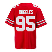 Ohio State Buckeyes Nike #95 Noah Ruggles Student Athlete Scarlet Football Jersey