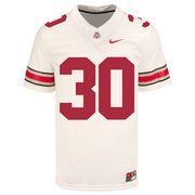 Ohio State Buckeyes Nike #30 Cody Simon Student Athlete White Football Jersey