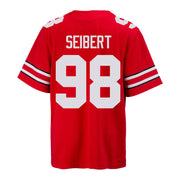 Ohio State Buckeyes Nike #98 Jake Seibert Student Athlete Scarlet Football Jersey