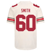 Ohio State Buckeyes Nike #60 Ryan Smith Student Athlete White Football Jersey