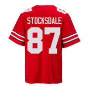 Ohio State Buckeyes Nike #87 Reis Stocksdale Student Athlete Scarlet Football Jersey