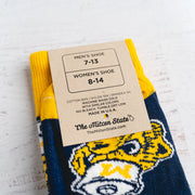 UofM - SCATTERED WOLVERBEAR SOCKS