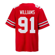 Ohio State Buckeyes Nike #91 Tyleik Williams Student Athlete Scarlet Football Jersey