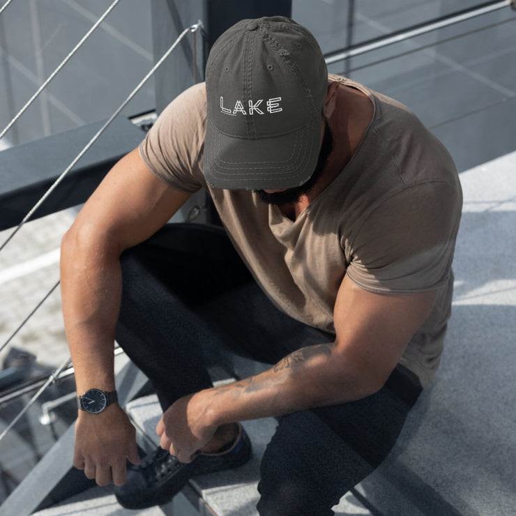 Lake Collection - Distressed Dad Hat