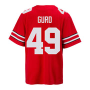 Ohio State Buckeyes Nike #49 Patrick Gurd Student Athlete Scarlet Football Jersey